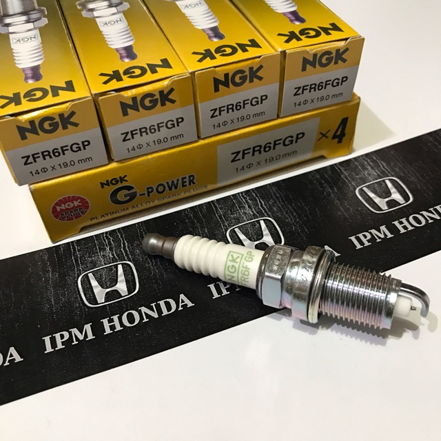 ZFR6FGP Busi NGK G Power Platinum Spark plugs Honda CRV GEN 2 RD4 RD5 2002-2006 Stream 2000cc 2002-2006 Jazz GD3 VTEC City GD8 VTEC 2003-2008 Accord CM5 2003-2007 Odyssey RA6 2000-2003