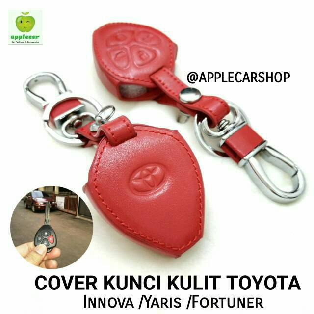 Sarung Kunci Kulit Cover Key /Leather Key Cover /Kondom Kulit Kunci Mobil Innova,Yaris