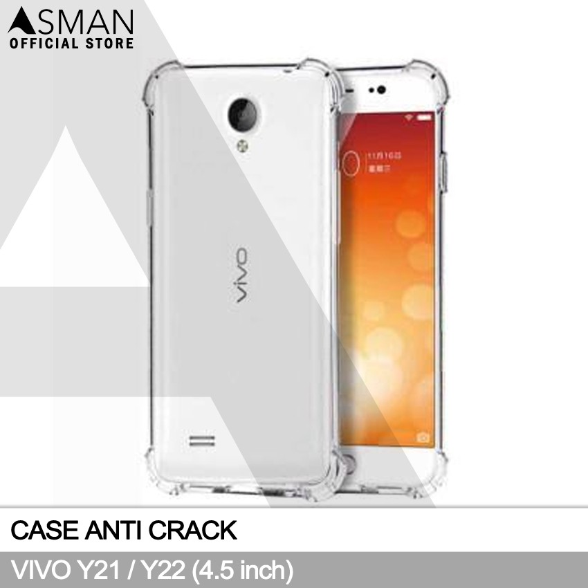 Anti Crack VIVO Y21 / Y22 (4.5&quot;) | Soft Case Anti Bentur - Clear