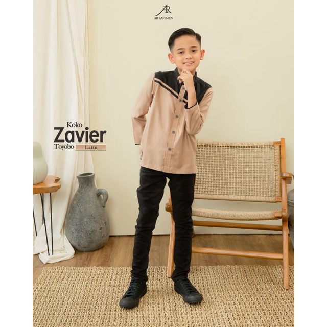 KOKO ZAVIER || KEMEJA ANAK KOKO ANAK BAHAN TOYOBO KOKO ANAK ARRAFI MEN