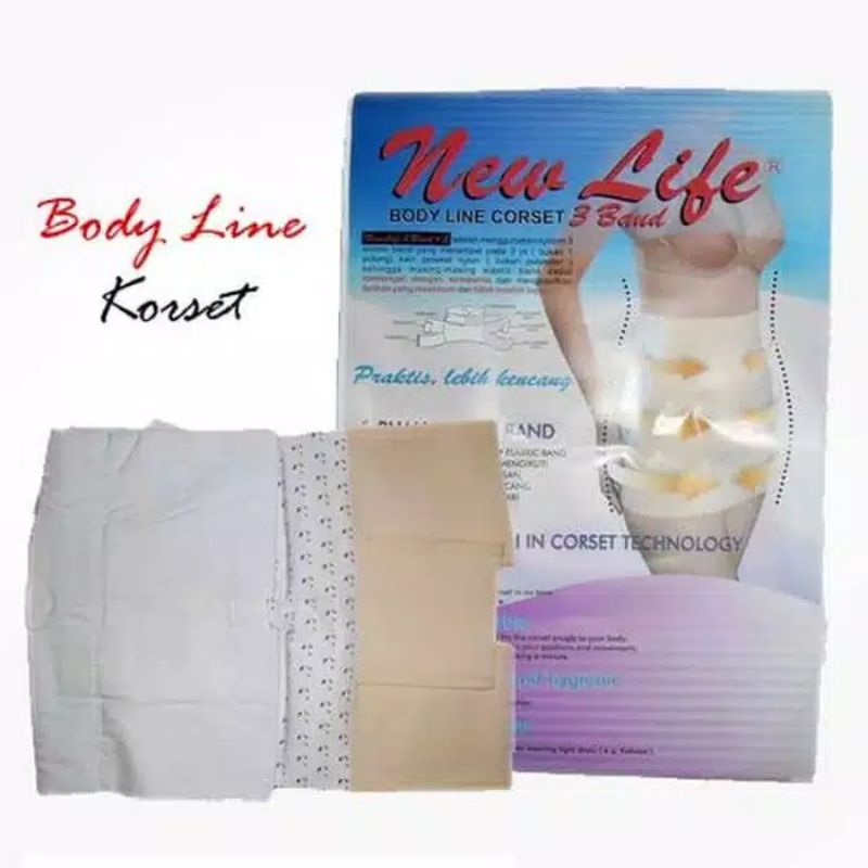 New Life Gurita atau Korset Ibu 3 Band New Life All Size XL - Korset Pasca Melahirkan