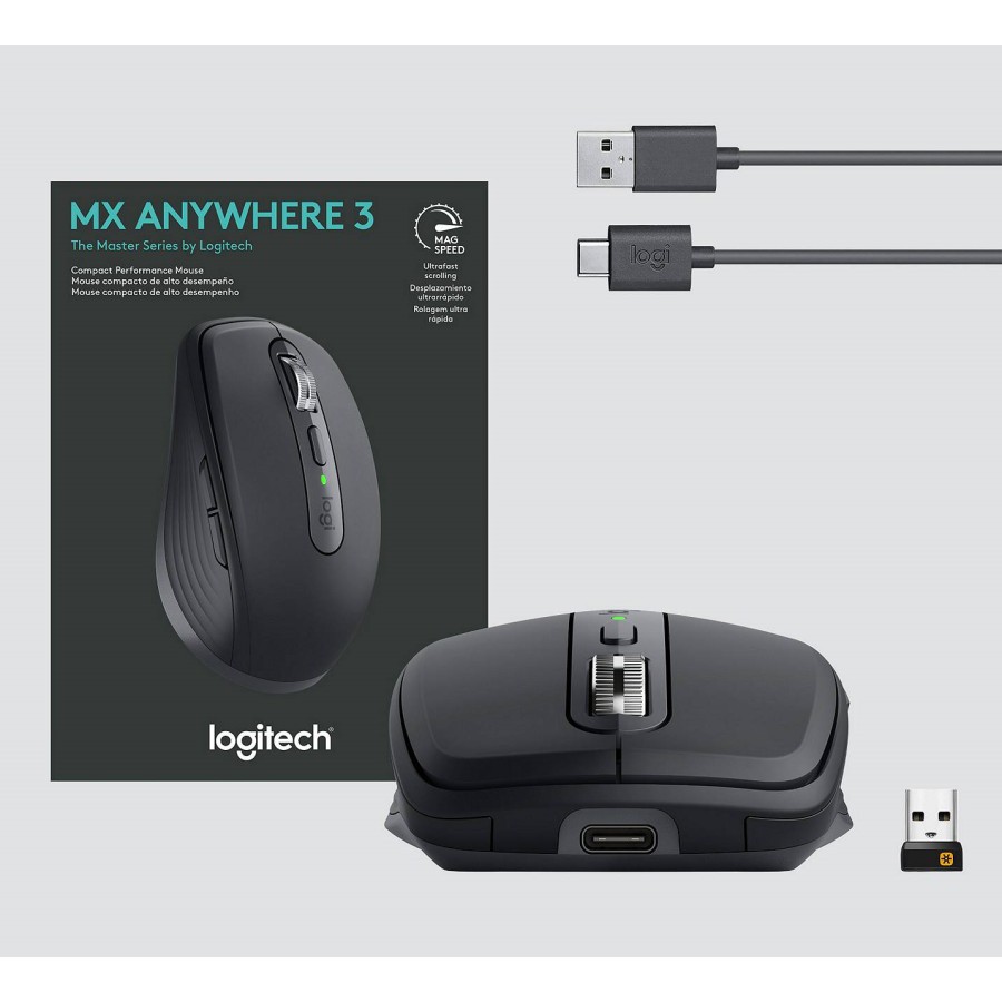 Logitech MX Anywhere 3 Mouse Wireless Bluetooth