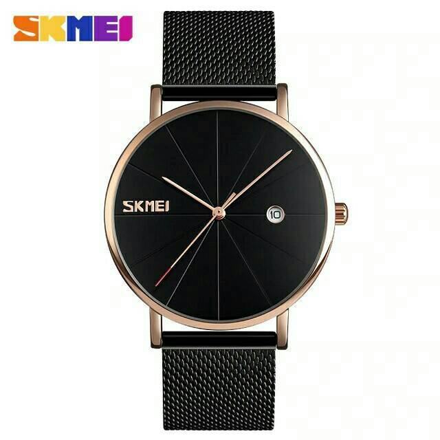 Jam Tangan Pria / Wanita / SKMEI 9183 Analog Date / Jam Tangan Tali Pasir Analog Original / SKMEI