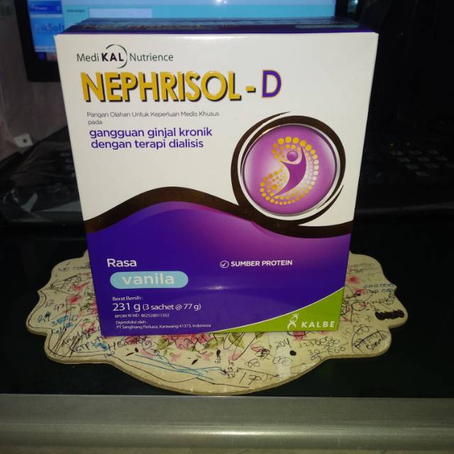 

NEPHRISOL D NEPRISOL D VANILA SUSU GINJAL 231 GR