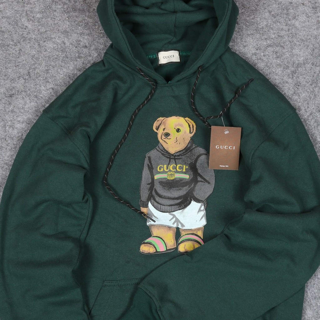 Jaket Sweater Hoodie GCC BEAR – Green Edition Trendy Casual Unisex Good Brand Quality Stylish