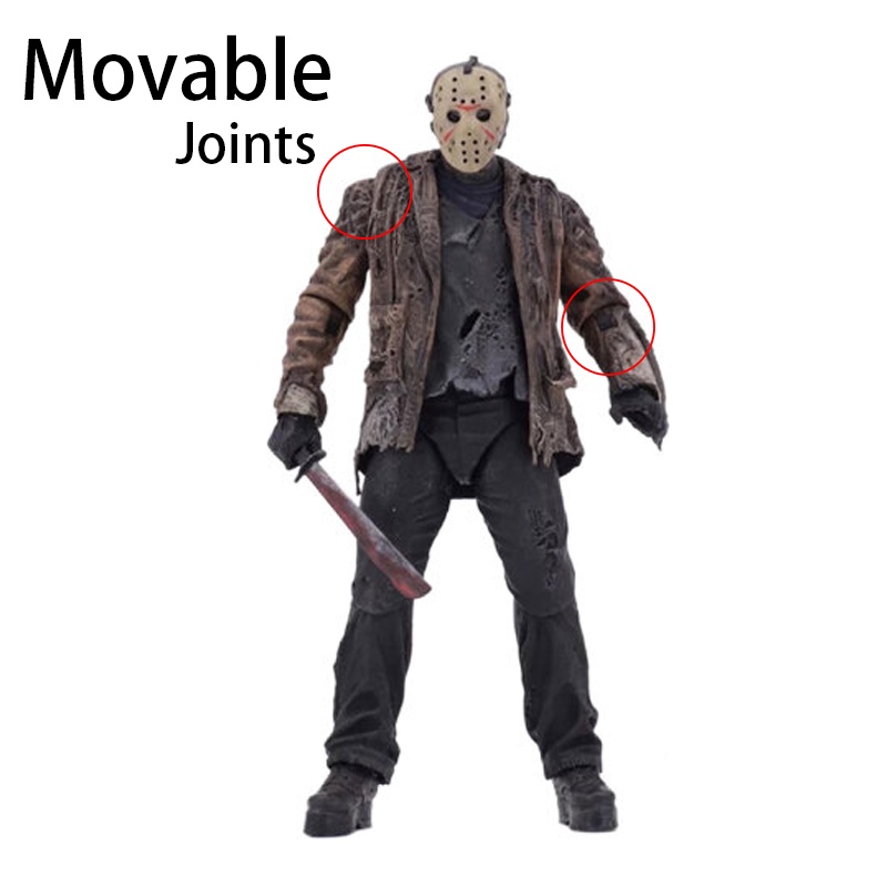 NECA Freddy VS Jason Action Figure Model Jason Voorhees Movable Toy Collection