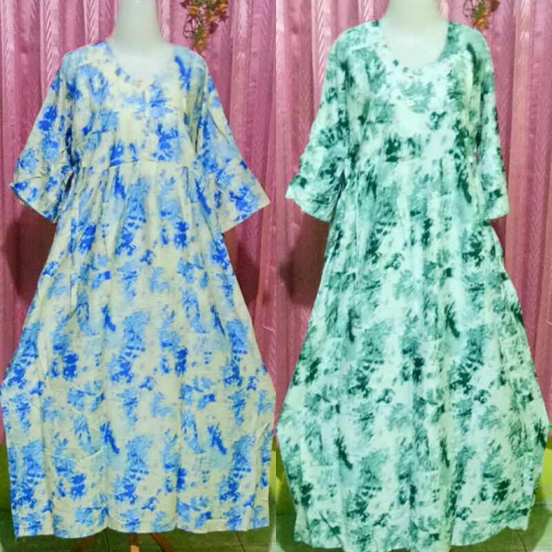 daster wanita muslim jumbo,sritex,adem,busui,tali samping,ld110,pb130,pl40