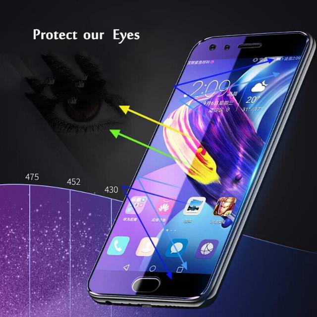 Tempered Glass Blue Rey light Redmi Note 7-Anti Gores Biru Xiaomi Redmi Note 7 Anti Radiasi Premium