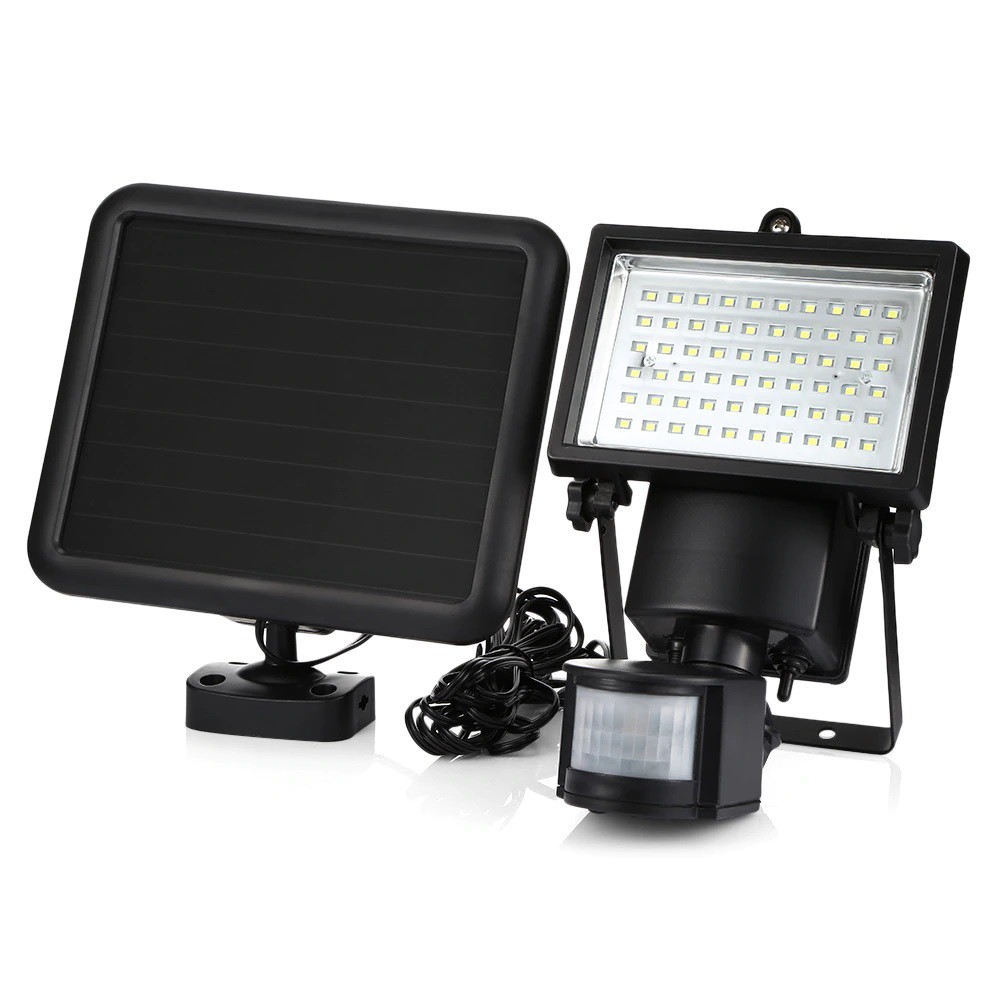 50 SL-60 - 615 Lumens Motion Sensor Solar 60 LED Outdoor Garden Light