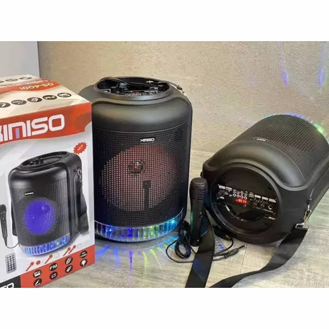 SPEAKER BLUETOOTH KIMISO 6'5 INCH QS-3602LED PLUS MIC KARAOKE X-BASS//SPEAKER SALON AKTIF//SPEAKER KARAOKE