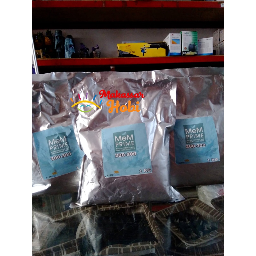 Pelet MEM Prime 200-300 mikron 1kg 1 Kg Pellet Ikan Asli Original 2/3