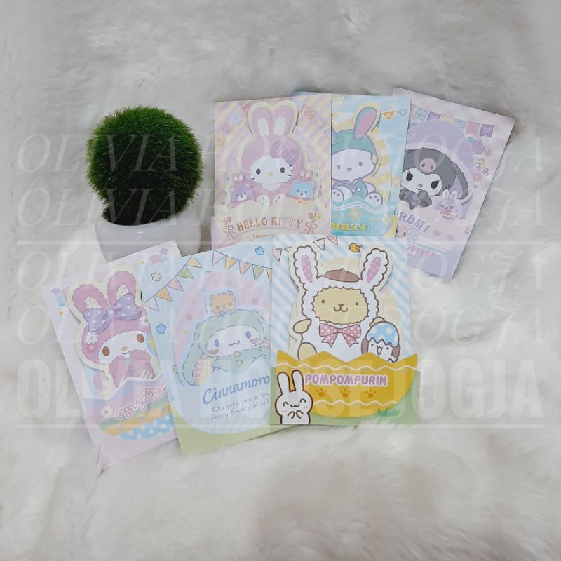 

Sticky Note Hello Kitty My Melody Cinnamoroll Pompompurin Pochacco Kuromi