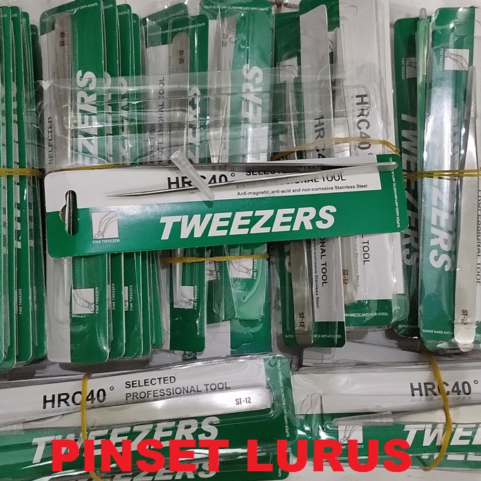 Pinset Tweezers Lurus ST12