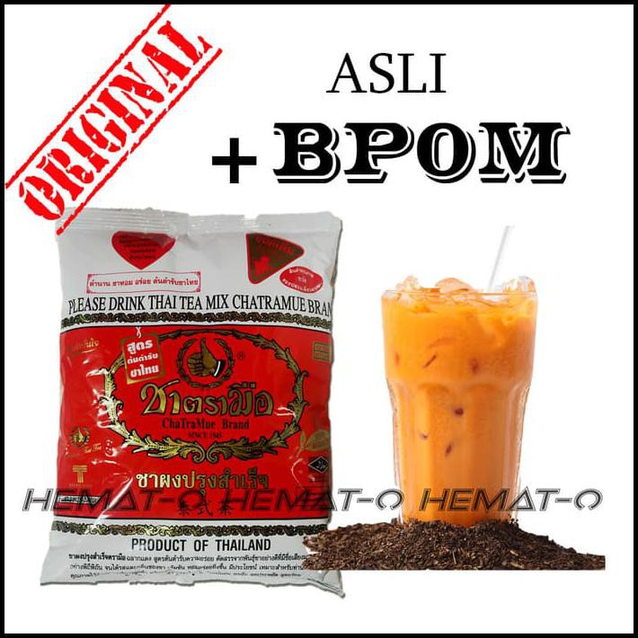 

toz3 (original + bpom) chatramue number one brand thai tea 400 gr - thai tea jzhk