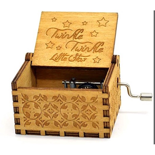 MUSIK-KOTAK- MUSIC BOX TWINKLE LITTLE STAR KOTAK MUSIK VINTAGE -KOTAK-MUSIK.