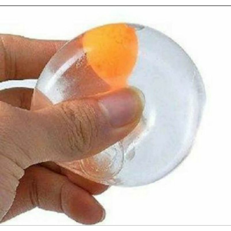 Mainan Telur Ayam Squishy / Mainan Slaim Telur Ayam