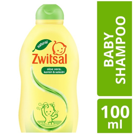 Zwitsal Baby Shampoo Natural Aloe Vera Kemiri Seledri 100 ml