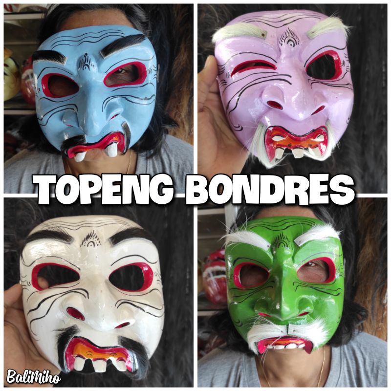 TOPENG BONDRES BALI/TOPENG KAYU/TOPENG BONDRES/TOPENG PELAWAK BALI/TOPENG LUCU/TOPENG UNIK