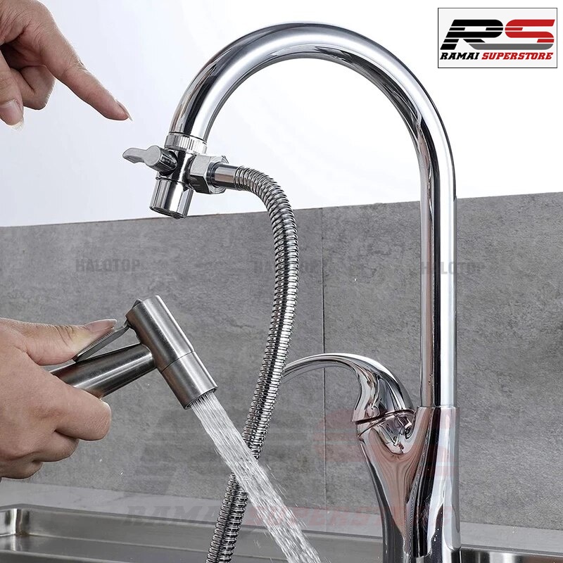 Adaptor Kran Pemisah Air Konektor Bidet Faucet Keran Shower Wastafel