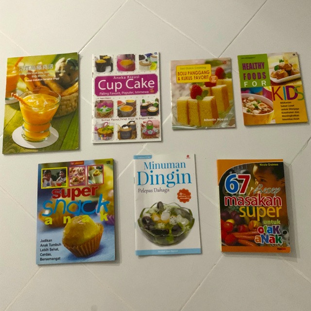 Buku Resep Masakan Kue Minuman Segar Sehat Snack Masakan Anak Anak Shopee Indonesia