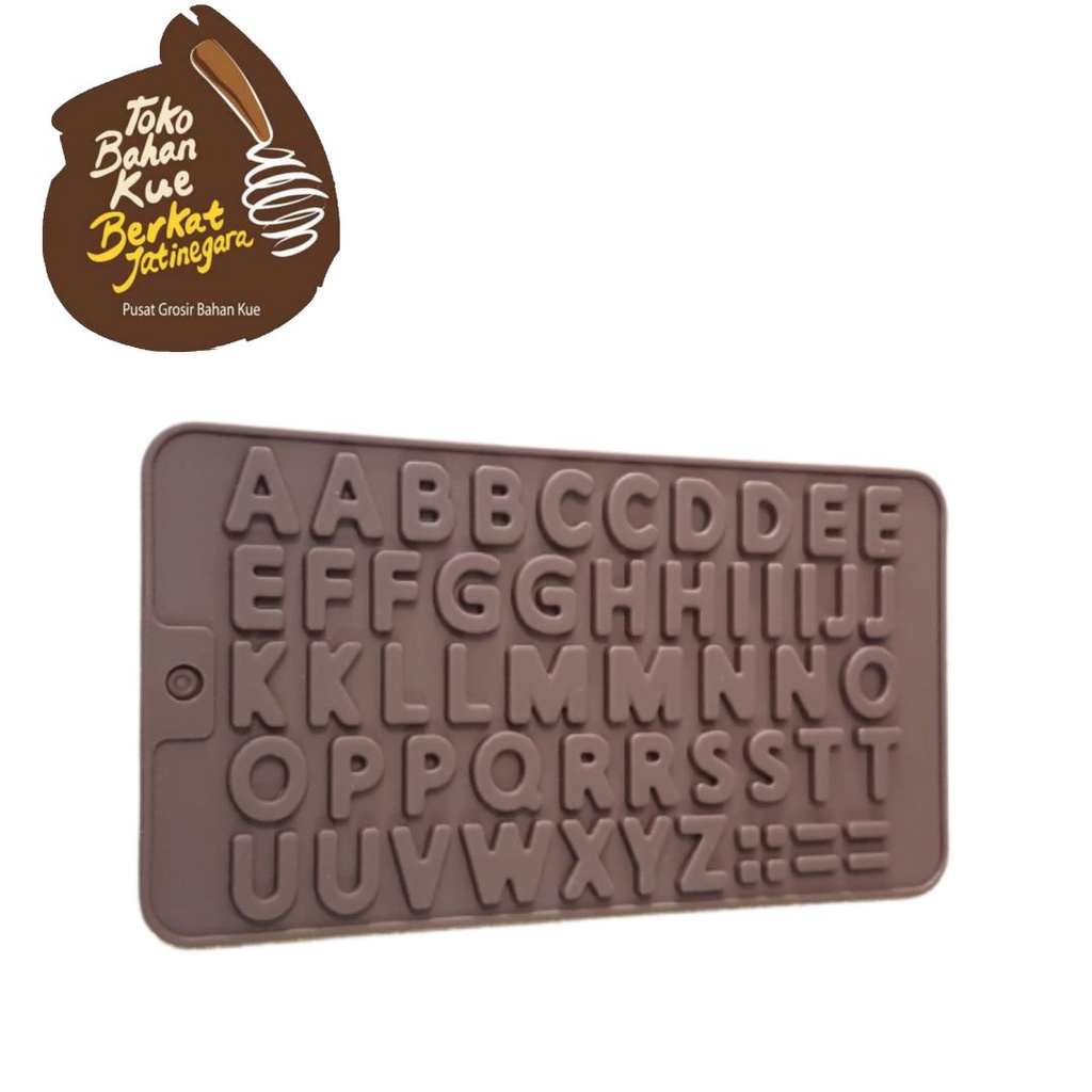 CETAKAN SILICONE ALPHABET / SILICONE ANGKA + HBD / CETAKAN COKLAT / CETAKAN FONDANT