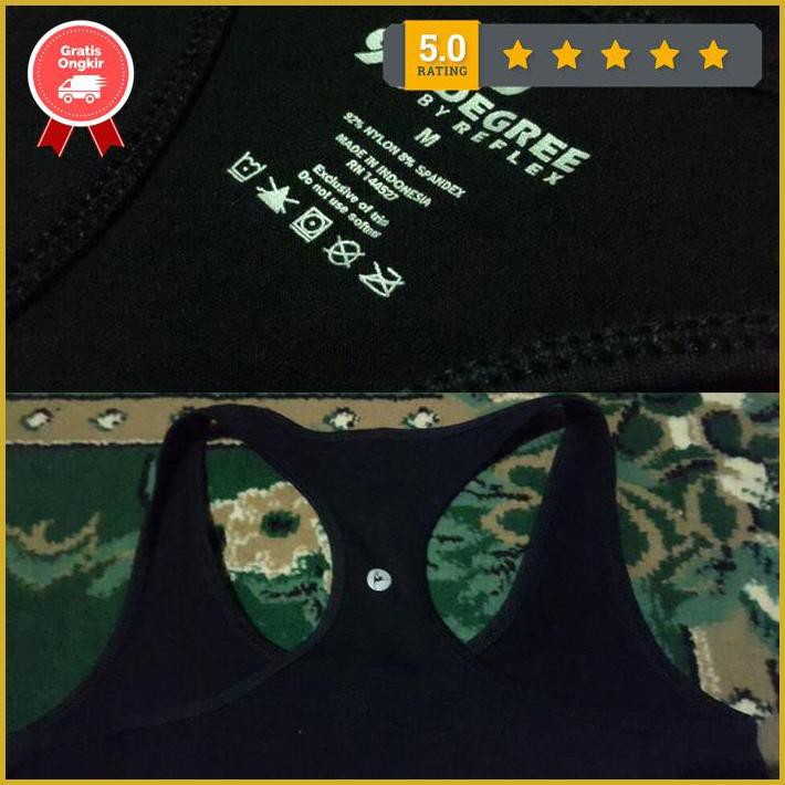 Gym Fitnes/ 90 Degree By Reflex Tanktop Size Xs M L Xl - Hitam Limited