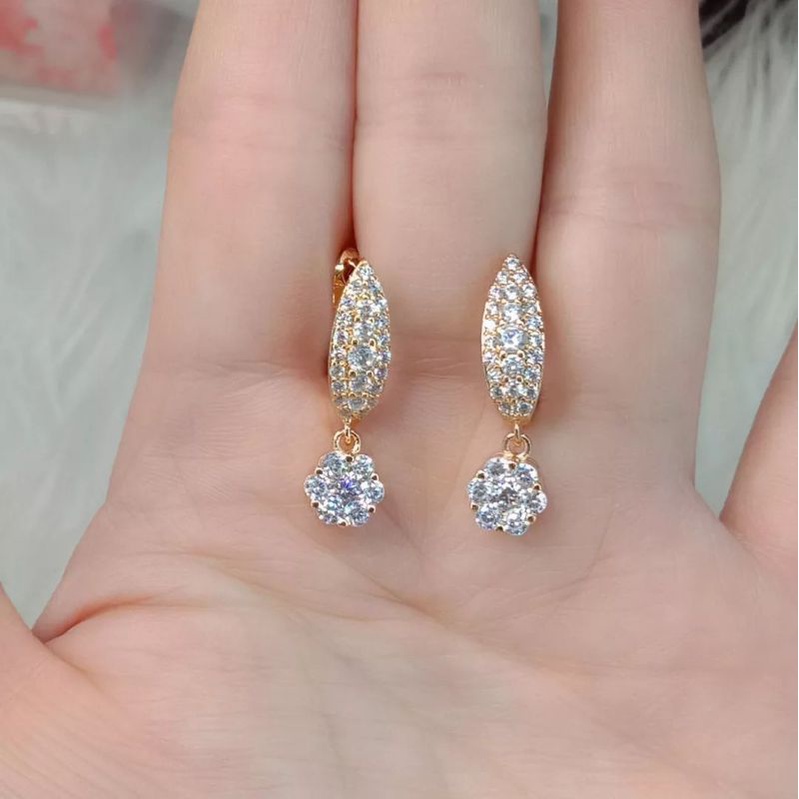 La Vienne - Anting Titanium Wanita Anti Karat - Quilla - Aksesoris Perhiasan Anting-anting