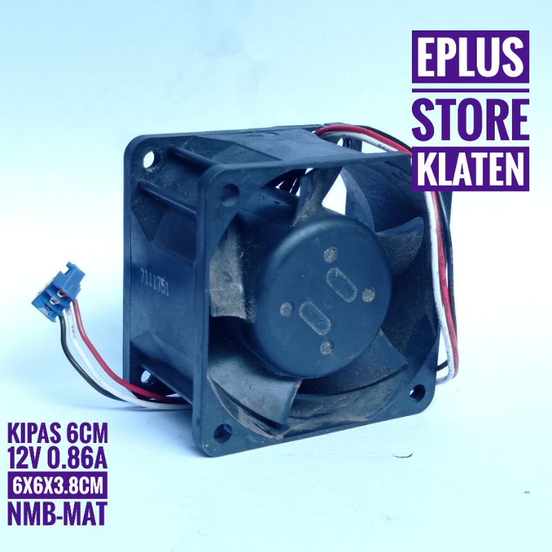 Kipas Fan Dc 6cm 12V 0.86A NMB-MAT cooler fan switching aquascape