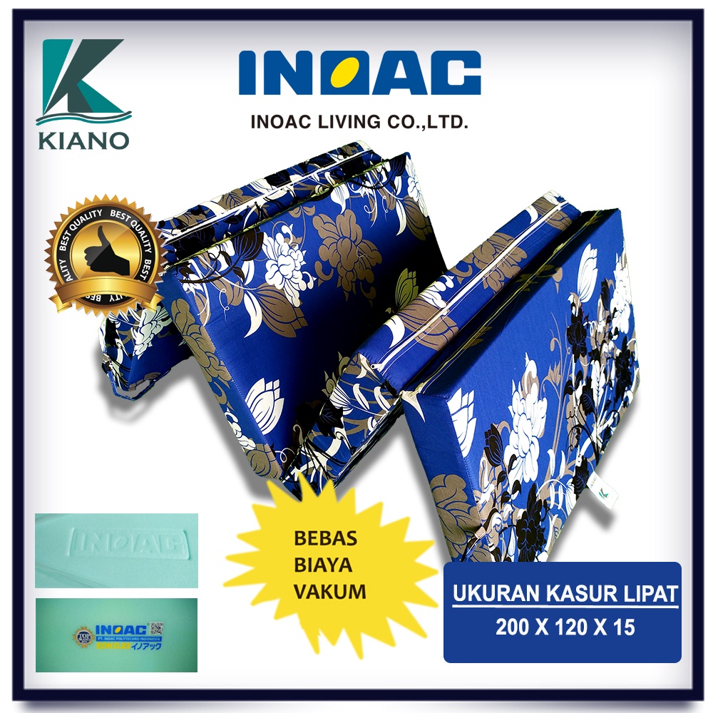 Kasur Lipat INOAC 200x120x15 ORIGINAL INOAC EON D.23