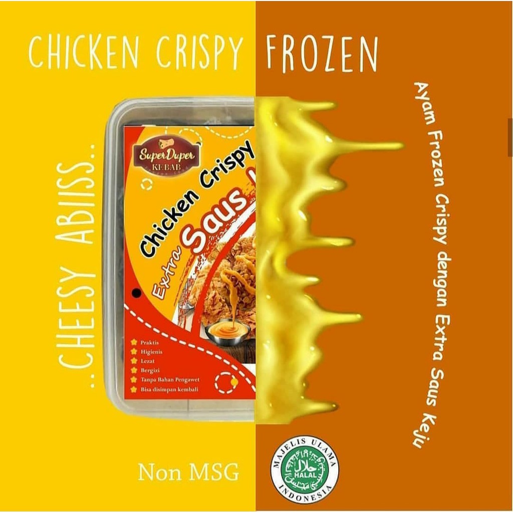 

Ayam Crispy Saus Keju (Frozen)