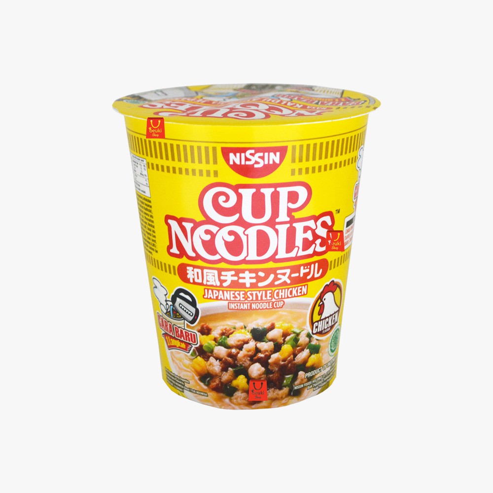 

ECERAN Nissin Cup Noodles Rasa Kaldu Ayam Mie Ala Jepang Praktis Langsung Seduh - 66gr