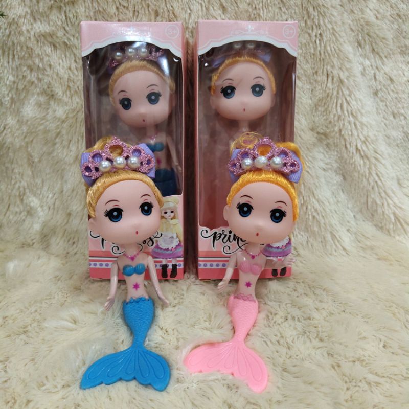 Limited Edition Boneka Mermaid Ikan Duyung 17 cm Cantik