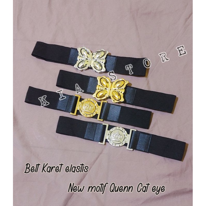 KIA STORE-Ikat pinggang karet elastis motif terbaru/ikat pinggang karet wanita/Sabuk wanita/Asesoris wanita/Fashion wanita