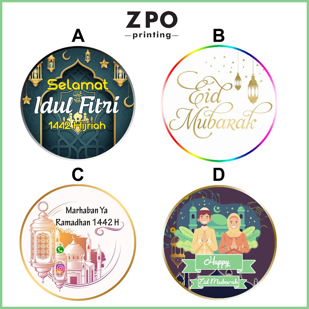 

Sticker Bulat Toples Lebaran Ekonomis - Label Toples kue