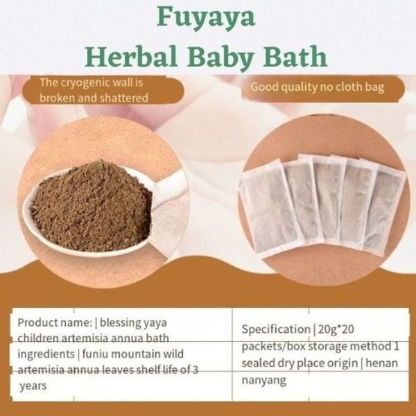 ( 1 BOX ) FUYAYA HERBAL TEA BABY BATH / TEH MANDI HERBAL UNTUK ANAK/ FLU/ BATUK / CAOBEN TEH MANDI ANAK ALERGI / TEH MANDI NAFSU MAKAN / TEH MANDI DAYA TAHAN TUBUH / PILEK / HIDUNG MELER / HIDUNG TERSUMBAT / PANAS DALAM / SINUSITIS / ECZEMA / KULIT GATAL