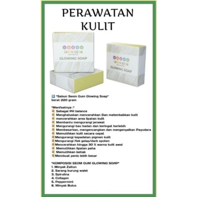 seom gum glowing soap bpom