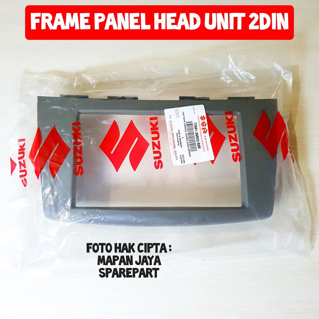 ORI FRAME PANEL TAPE SUZUKI ERTIGA 2DIN HU HEAD UNIT DOUBLE DIN