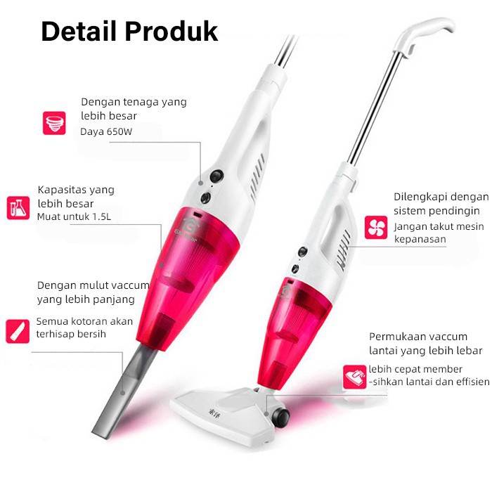 COD MURAH Penyedot Debu Listrik Smart Vacuum Cleaner Electric 2 IN 1