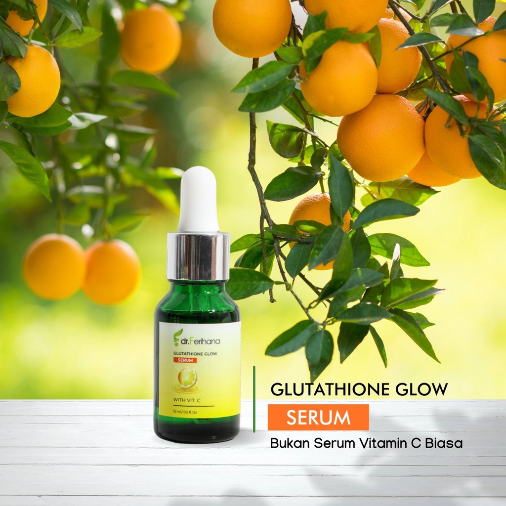 GLUTATHIONE GLOW SERUM VIT C dr Ferihana Cosmetics