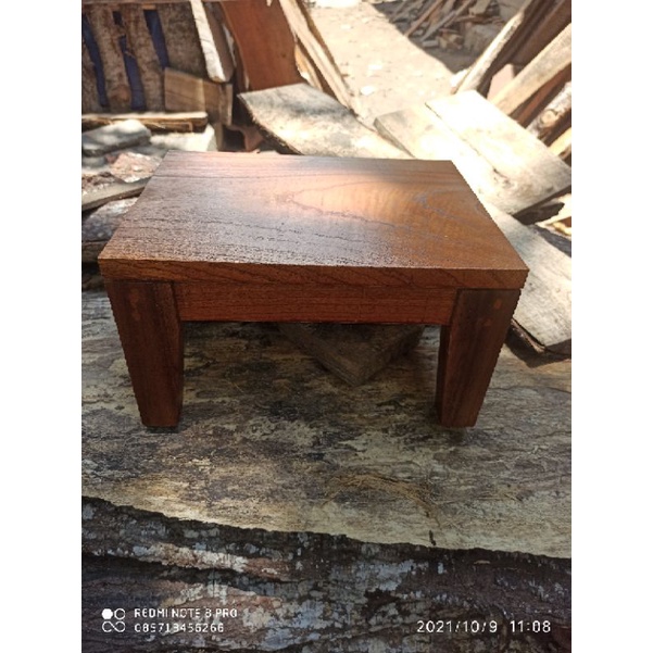 dingklik kursi jongkok kokoh kayu solid