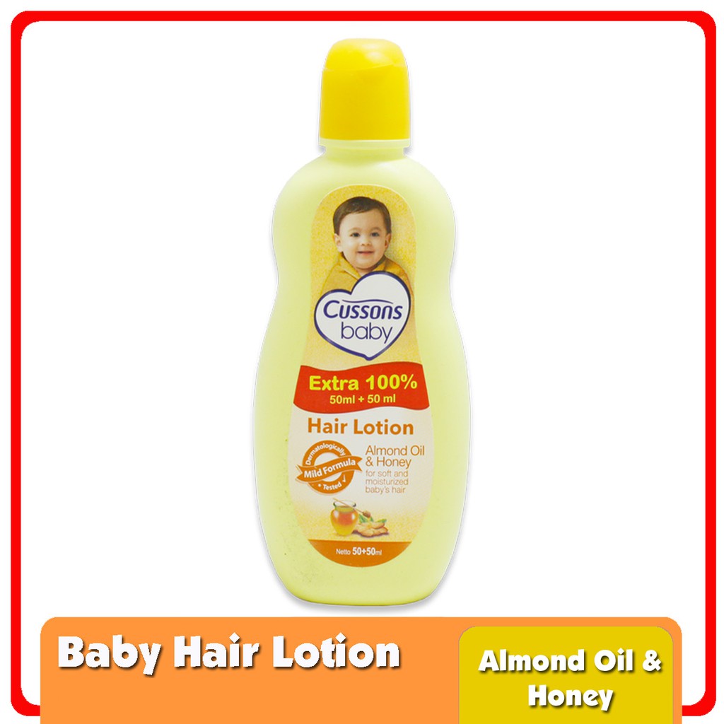 cussons baby hair lotion almond oil & honey