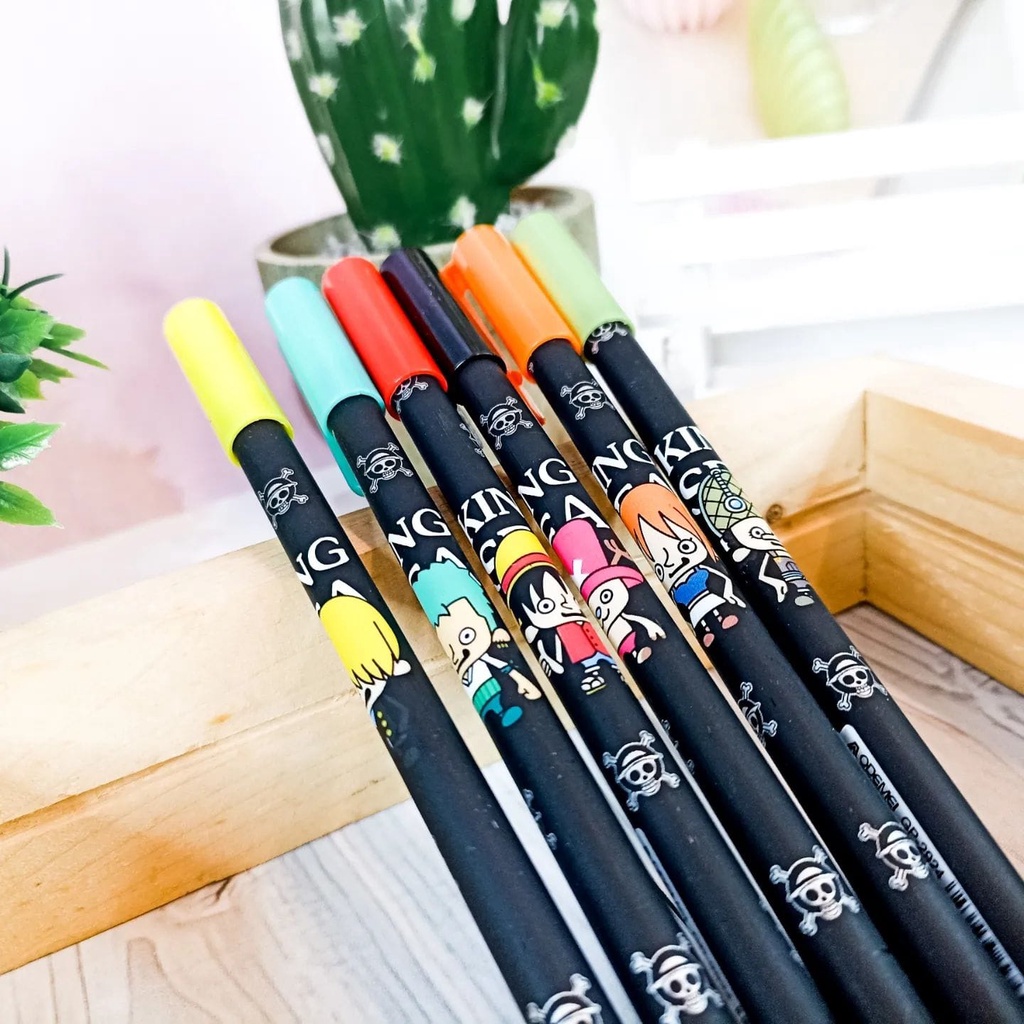 

Bolpoin Pulpen Gel Karakter One Piece The Sea King Aodemei Random