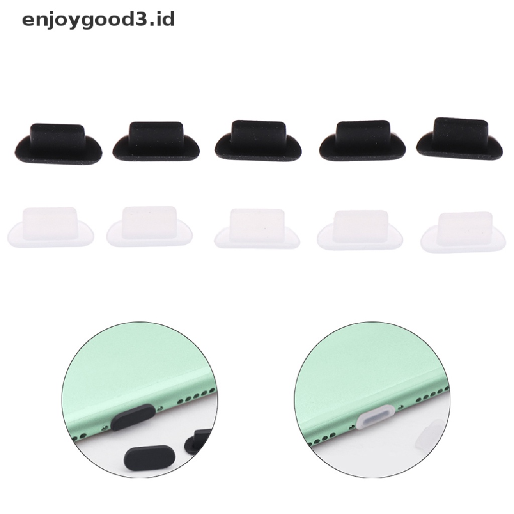 (Rready Stock) 10 Pcs Cover Penutup Port Lightning Charger USB Anti Debu (ID)