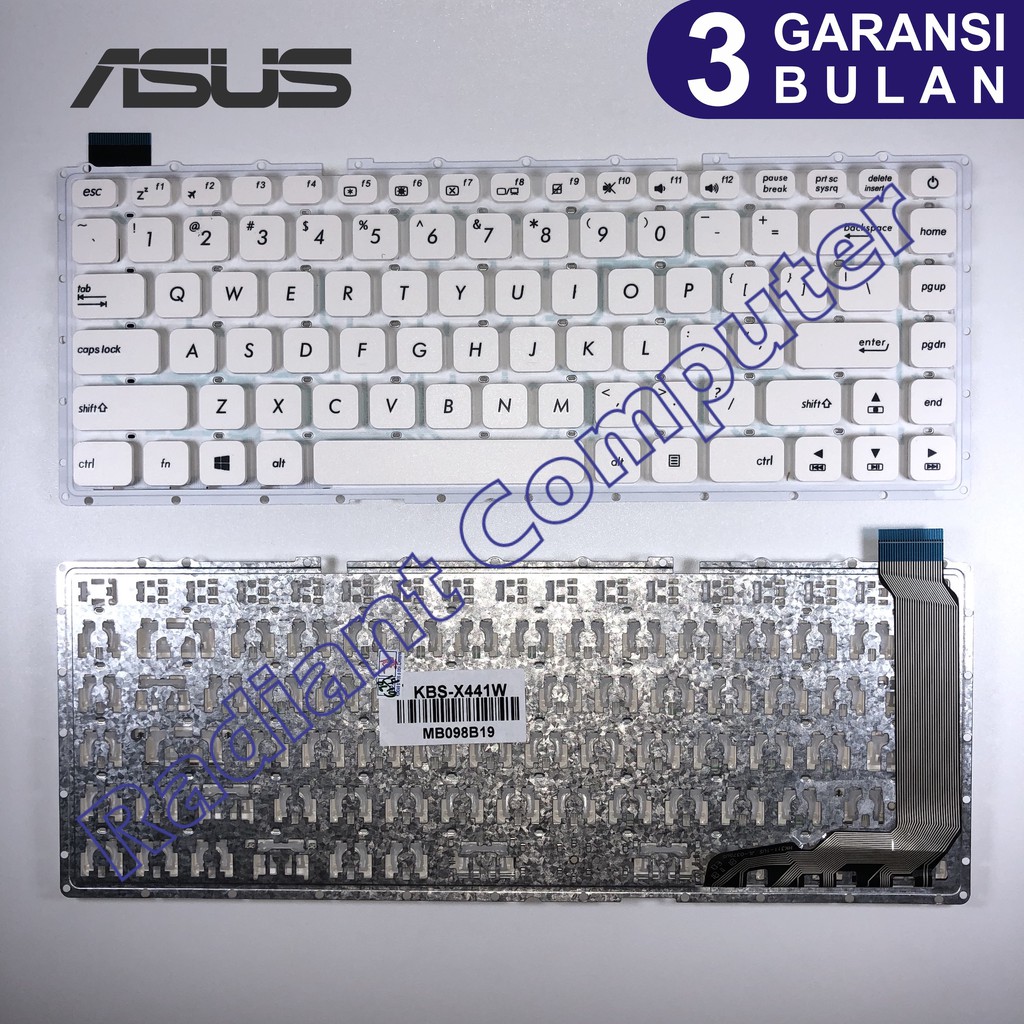 Keyboard Asus X441N X441NA X441NC X445S A441 A441U A441S WHITE