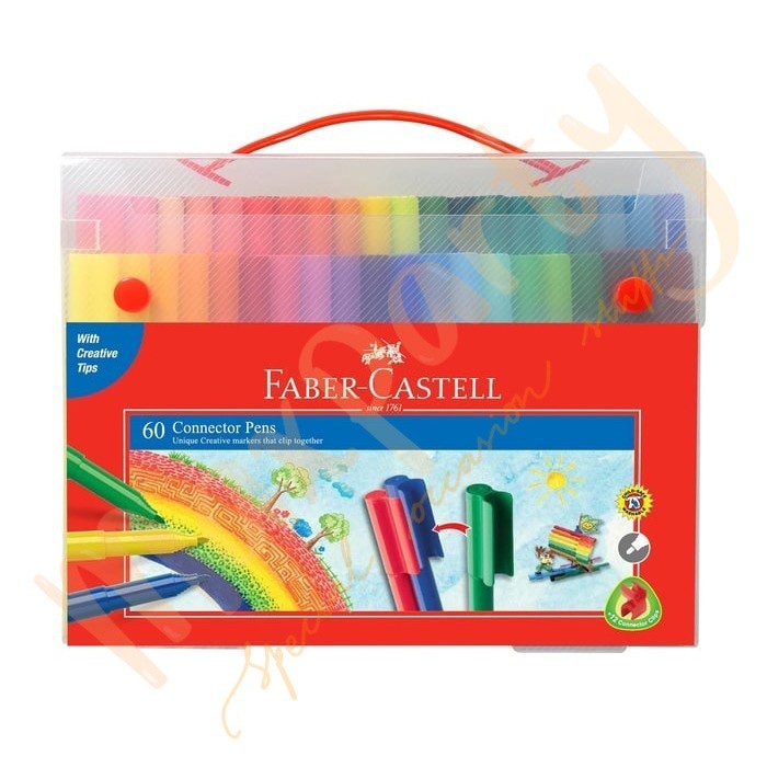 

Wow Spidol Faber-Castell Connector Pen 60 Warna Limited