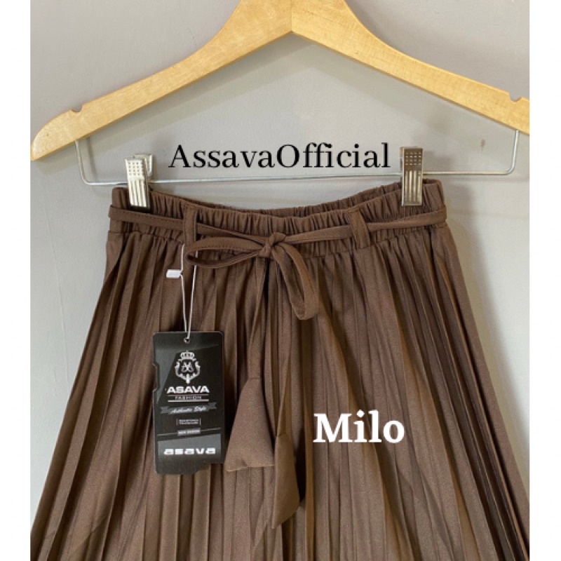 ROK PLISKET PREMIUM TEBAL /ROK PLISKET LILAC/ ROK PLISKET TALI LONCENG / ROK MAXI SKIRT