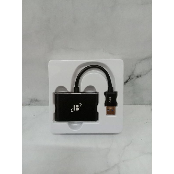 Kabel Converter Adapter USB 3.0/2.0 To HDMI/VGA 2 in 1 1080p