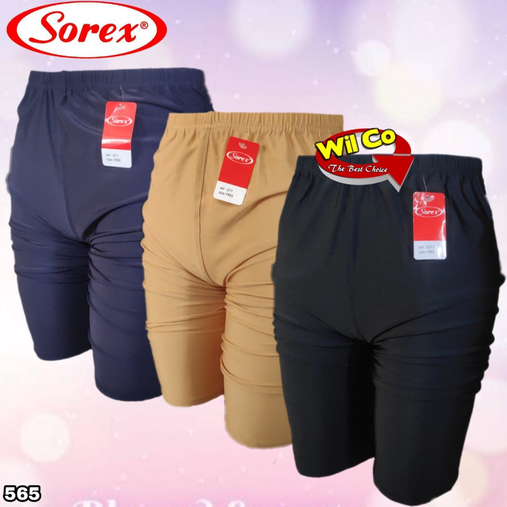 K565 - (Harga Per 1 Potong) SHORTPANS CELANA PENDEK/TRAINING SENAM WANITA SOREX FREE SIZE