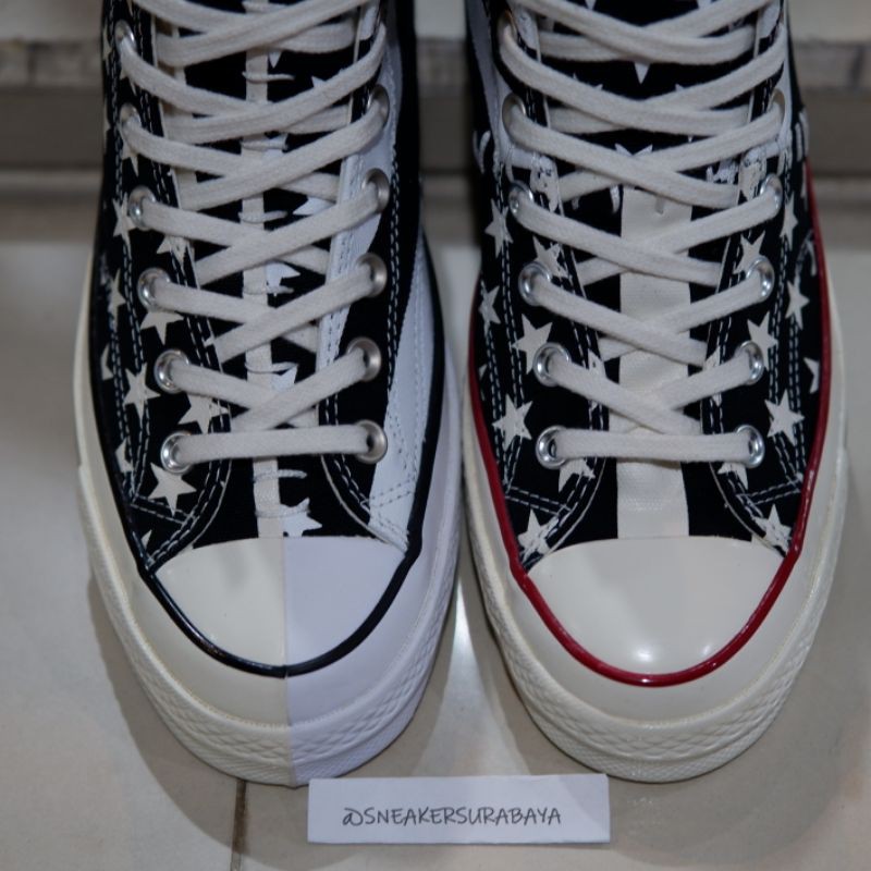 Converse Chuck Taylor 1970s Hi Restructured American Flag Black CT 70 CT 70s