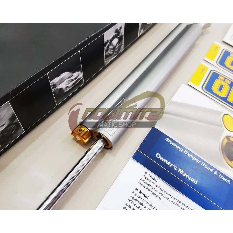 Steering Damper Stabilizer Stang OHLINS SD 000 Stroke 63 TI  Fitur : - 100% ORI OHLINS. - Stroke 63m